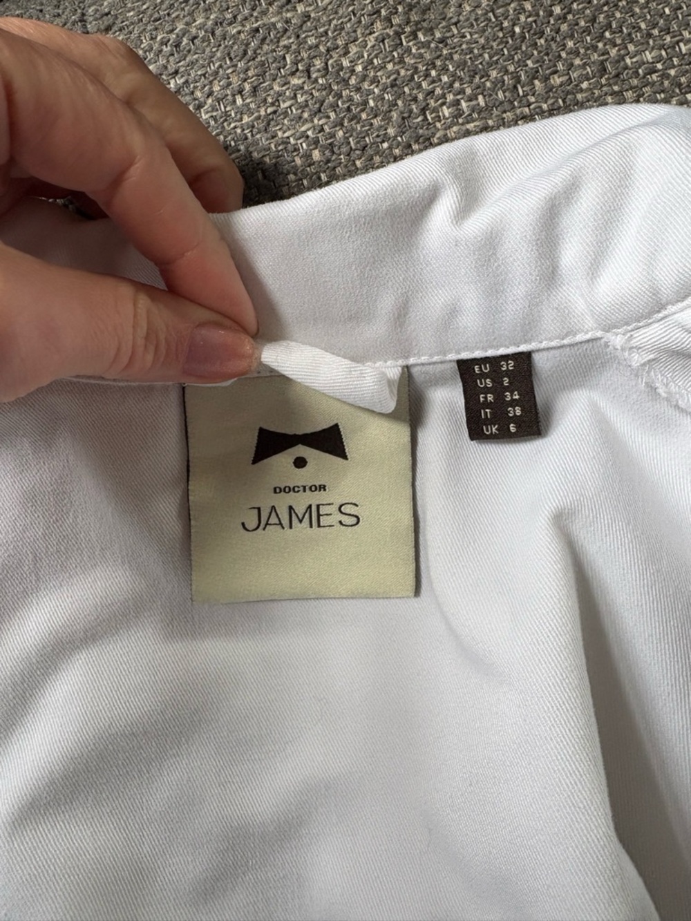 Tailored Women's Lab Coat - Picture 9 of 11